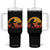 Bigfoot BBQ Tumbler With Handle Funny Barbecue Sasquatch Lovers Dad Grill Gift TS10 One Size: 40 oz Black Print Your Wear