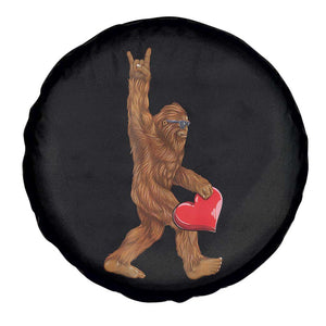 Bigfoot Heart Valentines Day Spare Tire Cover Boys Men Kids Love Sasquatch Lovers TS10 Print Your Wear