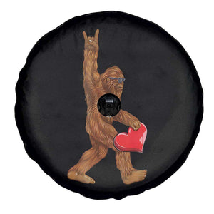 Bigfoot Heart Valentines Day Spare Tire Cover Boys Men Kids Love Sasquatch Lovers TS10 Print Your Wear
