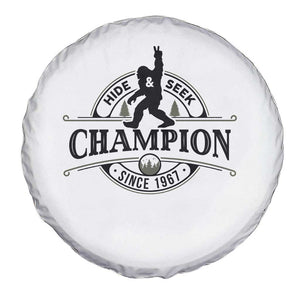 Bigfoot Lover Spare Tire Cover Hide And Seek Champion Vintage Sasquatch TS11 Print Your Wear