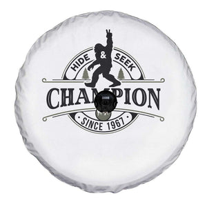 Bigfoot Lover Spare Tire Cover Hide And Seek Champion Vintage Sasquatch TS11 Print Your Wear