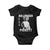 Bill Pickett Baby Onesie Bulldogger Black Cowboy Western Legend Vintage TS02 Black Print Your Wear