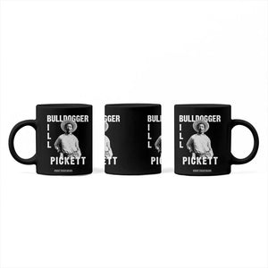 Bill Pickett Coffee Mug Bulldogger Black Cowboy Western Legend Vintage TS02 Print Your Wear