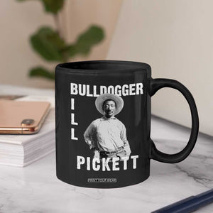 Bill Pickett Coffee Mug Bulldogger Black Cowboy Western Legend Vintage TS02 Print Your Wear