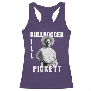 Bill Pickett Racerback Tank Top Bulldogger Black Cowboy Western Legend Vintage TS02 Purple Print Your Wear