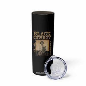 Bill Pickett Skinny Tumbler Black Cowboy Western Legend Vintage TS02 Print Your Wear