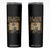 Bill Pickett Skinny Tumbler Black Cowboy Western Legend Vintage TS02 Black Print Your Wear