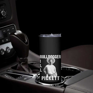 Bill Pickett Skinny Tumbler Bulldogger Black Cowboy Western Legend Vintage TS02 Print Your Wear