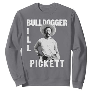 Bill Pickett Sweatshirt Bulldogger Black Cowboy Western Legend Vintage TS02 Charcoal Print Your Wear