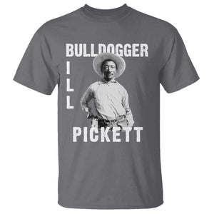 Bill Pickett T Shirt Bulldogger Black Cowboy Western Legend Vintage TS02 Charcoal Print Your Wear