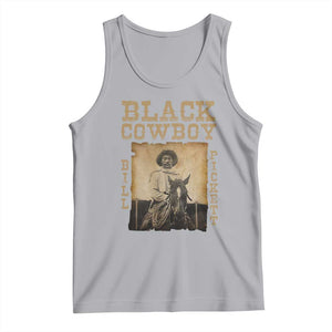 Bill Pickett Tank Top Black Cowboy Western Legend Vintage TS02 Athletic Heather Print Your Wear