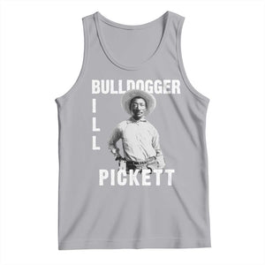 Bill Pickett Tank Top Bulldogger Black Cowboy Western Legend Vintage TS02 Athletic Heather Print Your Wear