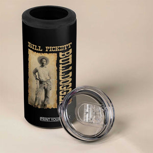 Bill Pickett The Bulldogger 4 in 1 Can Cooler Tumbler Western African American Cowboy TS11 Print Your Wear
