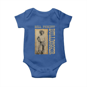 Bill Pickett The Bulldogger Baby Onesie Western African American Cowboy TS11 Royal Blue Print Your Wear