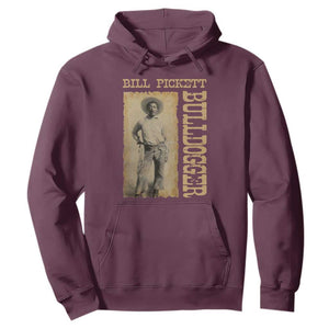 Bill Pickett The Bulldogger Hoodie Western African American Cowboy TS11 Maroon Print Your Wear