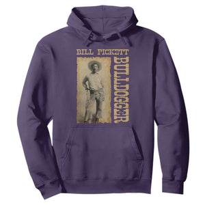 Bill Pickett The Bulldogger Hoodie Western African American Cowboy TS11 Purple Print Your Wear
