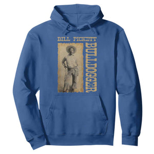 Bill Pickett The Bulldogger Hoodie Western African American Cowboy TS11 Royal Blue Print Your Wear