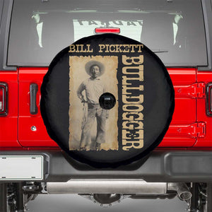 Bill Pickett The Bulldogger Spare Tire Cover Western African American Cowboy TS11 Black Print Your Wear