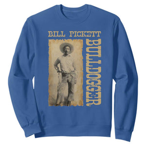 Bill Pickett The Bulldogger Sweatshirt Western African American Cowboy TS11 Royal Blue Print Your Wear