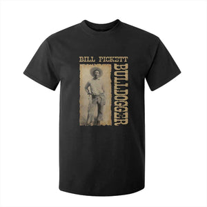 Bill Pickett The Bulldogger T Shirt For Kid Western African American Cowboy TS11 Black Print Your Wear