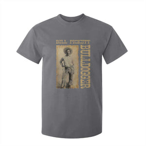Bill Pickett The Bulldogger T Shirt For Kid Western African American Cowboy TS11 Charcoal Print Your Wear