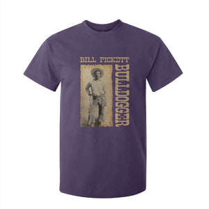 Bill Pickett The Bulldogger T Shirt For Kid Western African American Cowboy TS11 Purple Print Your Wear