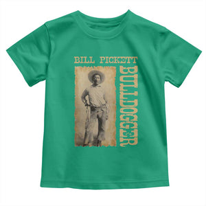 Bill Pickett The Bulldogger Toddler T Shirt Western African American Cowboy TS11 Irish Green Print Your Wear