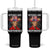Bitches Love Independence Tumbler With Handle Thomas Jefferson Funny 4th Of July TS10 One Size: 40 oz Black Print Your Wear