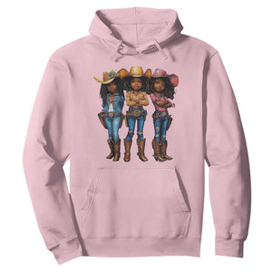 Black African American Cowgirl Baby Western Country Texas Hoodie TS11 Light Pink Print Your Wear