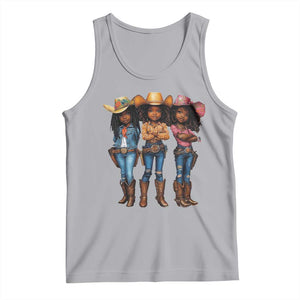 Black African American Cowgirl Baby Western Country Texas Tank Top TS11 Athletic Heather Print Your Wear
