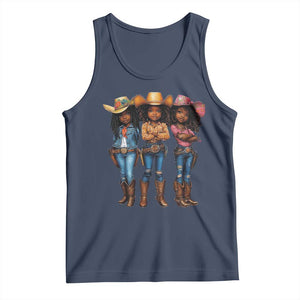 Black African American Cowgirl Baby Western Country Texas Tank Top TS11 Navy Print Your Wear