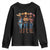 Black African American Cowgirl Baby Western Country Texas Youth Sweatshirt TS11 Black Print Your Wear