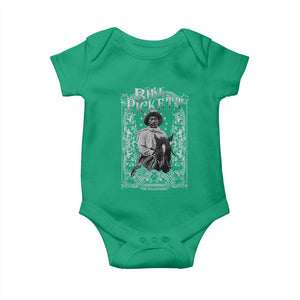 Black Cowboy Bill Pickett Baby Onesie African American Cowboy History TS11 Irish Green Print Your Wear