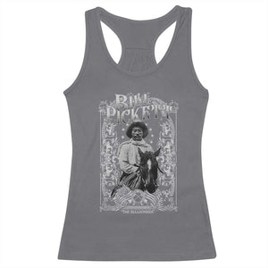 Black Cowboy Bill Pickett Racerback Tank Top African American Cowboy History TS11 Charcoal Print Your Wear