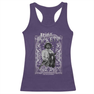 Black Cowboy Bill Pickett Racerback Tank Top African American Cowboy History TS11 Purple Print Your Wear