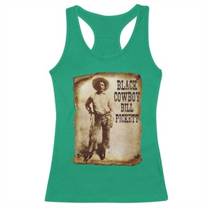 Black Cowboy Bill Pickett Racerback Tank Top African American Cowboys Black History TS10 Irish Green Print Your Wear