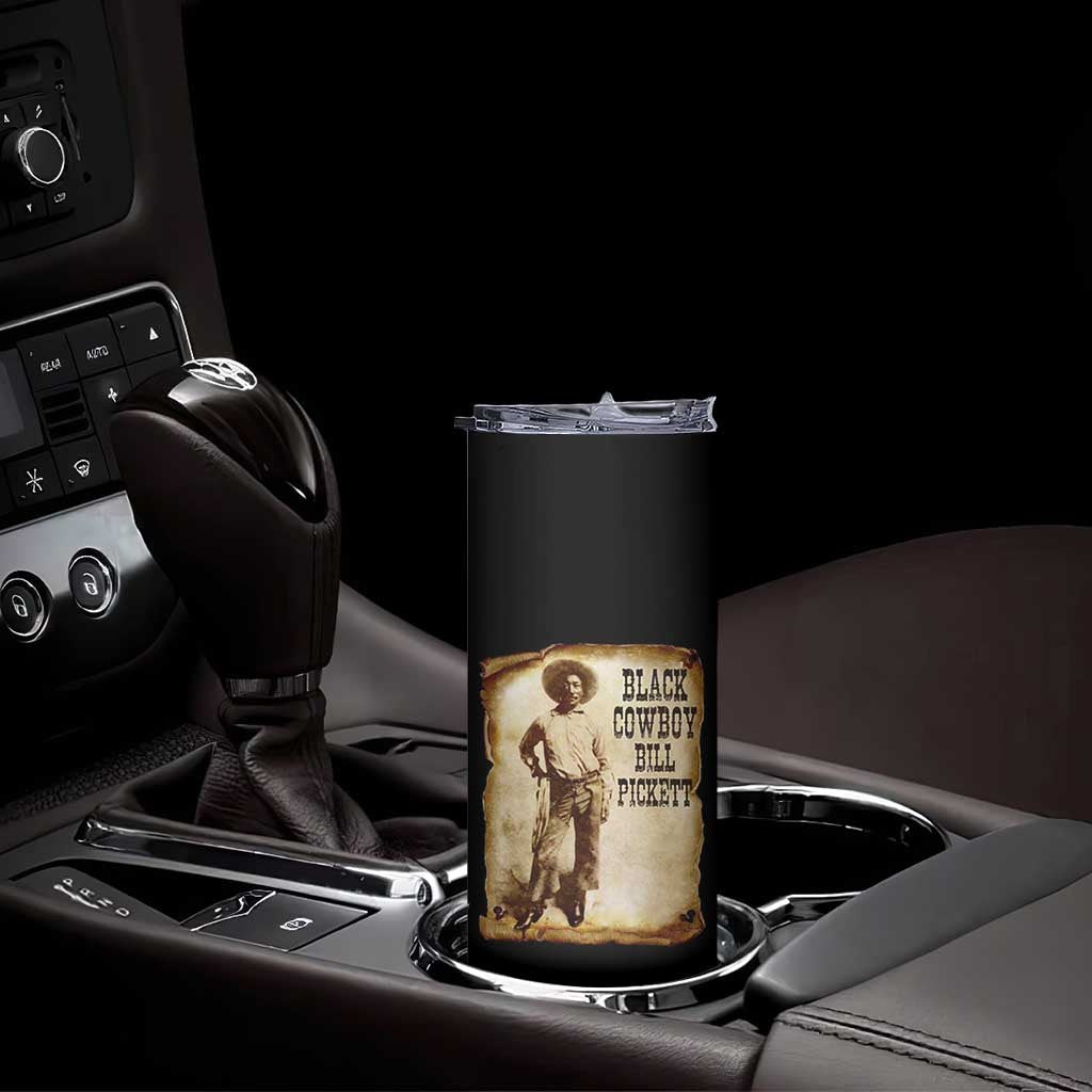 Black Cowboy Bill Pickett Skinny Tumbler African American Cowboys Black History TS10 Print Your Wear