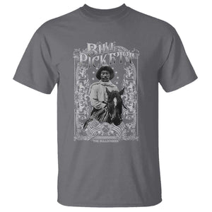 Black Cowboy Bill Pickett T Shirt African American Cowboy History TS11 Charcoal Print Your Wear