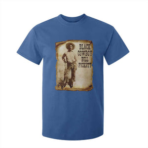 Black Cowboy Bill Pickett T Shirt For Kid African American Cowboys Black History TS10 Royal Blue Print Your Wear