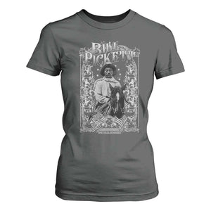 Black Cowboy Bill Pickett T Shirt For Women African American Cowboy History TS11 Dark Heather Print Your Wear