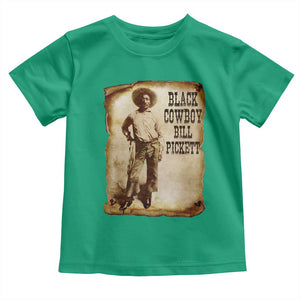 Black Cowboy Bill Pickett Toddler T Shirt African American Cowboys Black History TS10 Irish Green Print Your Wear