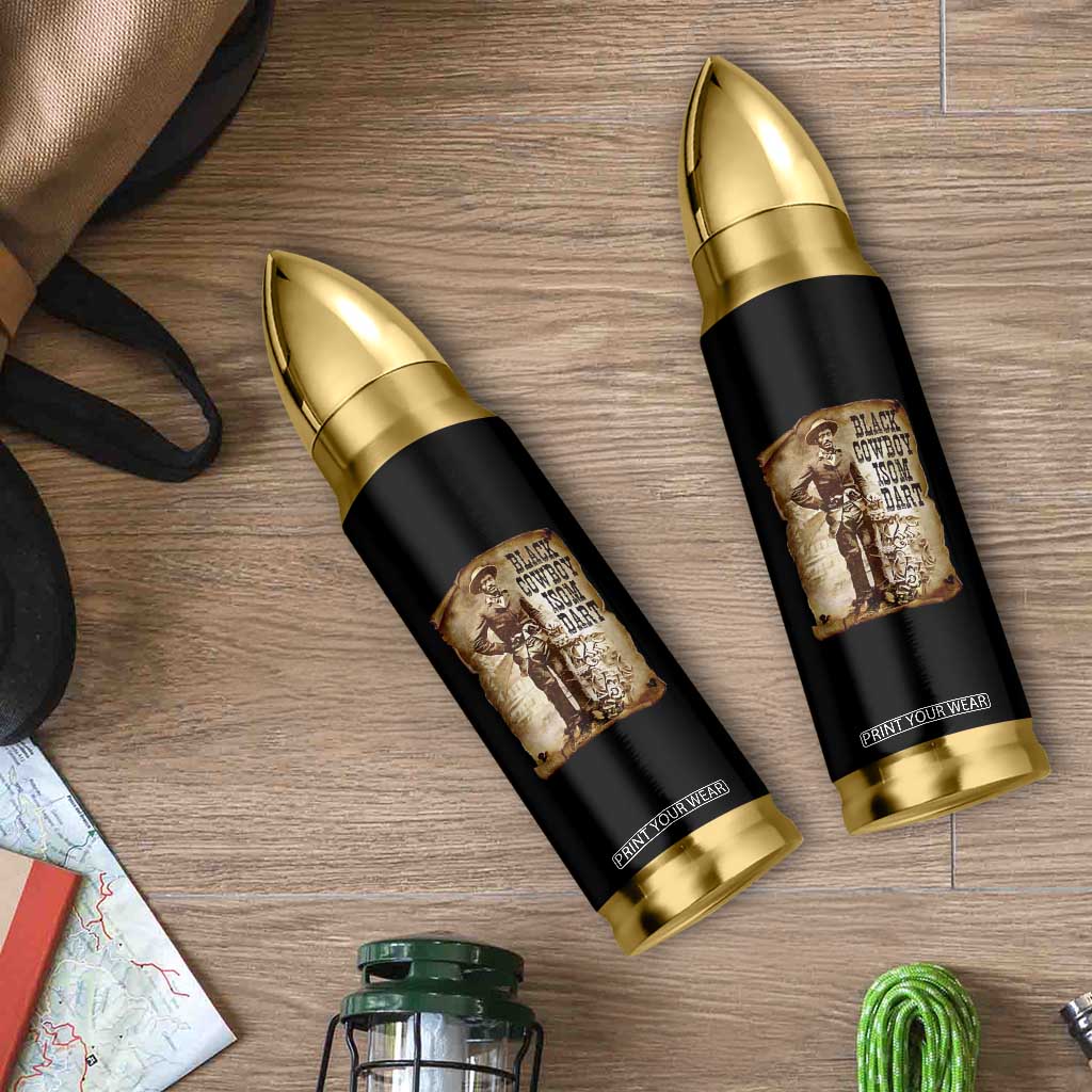 Black Cowboy Isom Dart Bullet Tumbler African American Cowboys Black History TS10 Print Your Wear