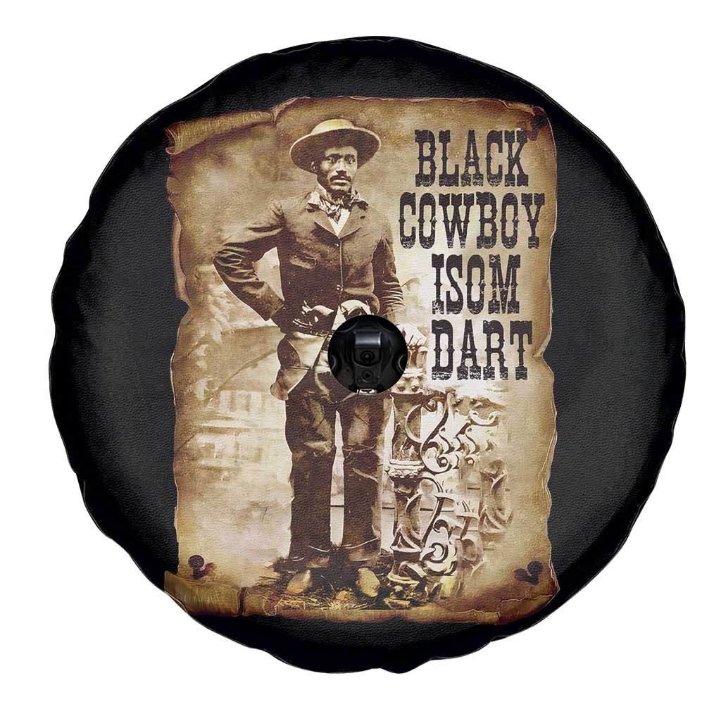 Black Cowboy Isom Dart Spare Tire Cover African American Cowboys Black History TS10 Print Your Wear
