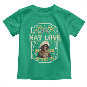 Black Cowboy Nat Love Toddler T Shirt Deadwood Dick African American Cowboy TS11 Irish Green Print Your Wear