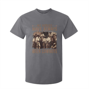 Black Cowboys T Shirt For Kid Western Rodeo Melanin Black History Texas Men TS10 Charcoal Print Your Wear
