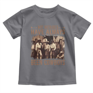 Black Cowboys Toddler T Shirt Western Rodeo Melanin Black History Texas Men TS10 Charcoal Print Your Wear