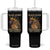Black Father Tumbler With Handle I Am Who I Am Your Approval Isn't Needed African American Dad TS11 One Size: 40 oz Black Print Your Wear