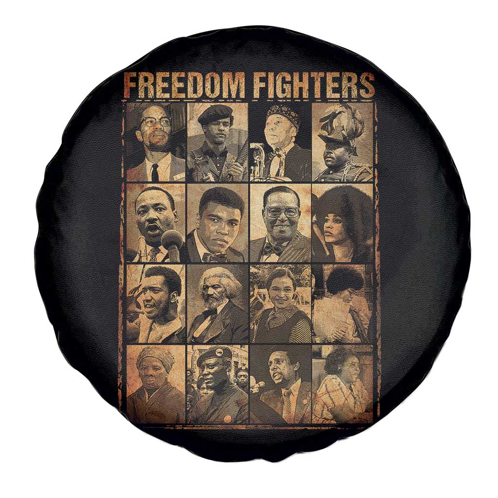 Black Freedom Fighters Spare Tire Cover Huey P. Newton Bobby Seale Black History Month Juneteenth TS10 Print Your Wear