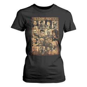 Black Freedom Fighters T Shirt For Women Huey P. Newton Bobby Seale Black History Month Juneteenth TS10 Black Print Your Wear