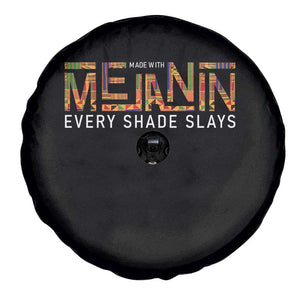 Black History Spare Tire Cover Melanin Kente Juneteenth Black History TS10 Print Your Wear